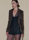 PROD 2024 Pre-spring Buckle Faux Leather Jacket