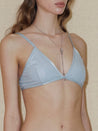 PROD 2024 Pre-spring One Size (75A-C; 80A-B) / Blue / In-stock French-style Triangle Bralette
