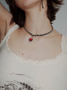 PROD 2024 Pre-spring One Size / Red / In-stock Red Heart Necklace