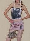 PROD 2024 Pre-spring XS / Parttern / In-stock Reversible Crowned Cat Cami Top