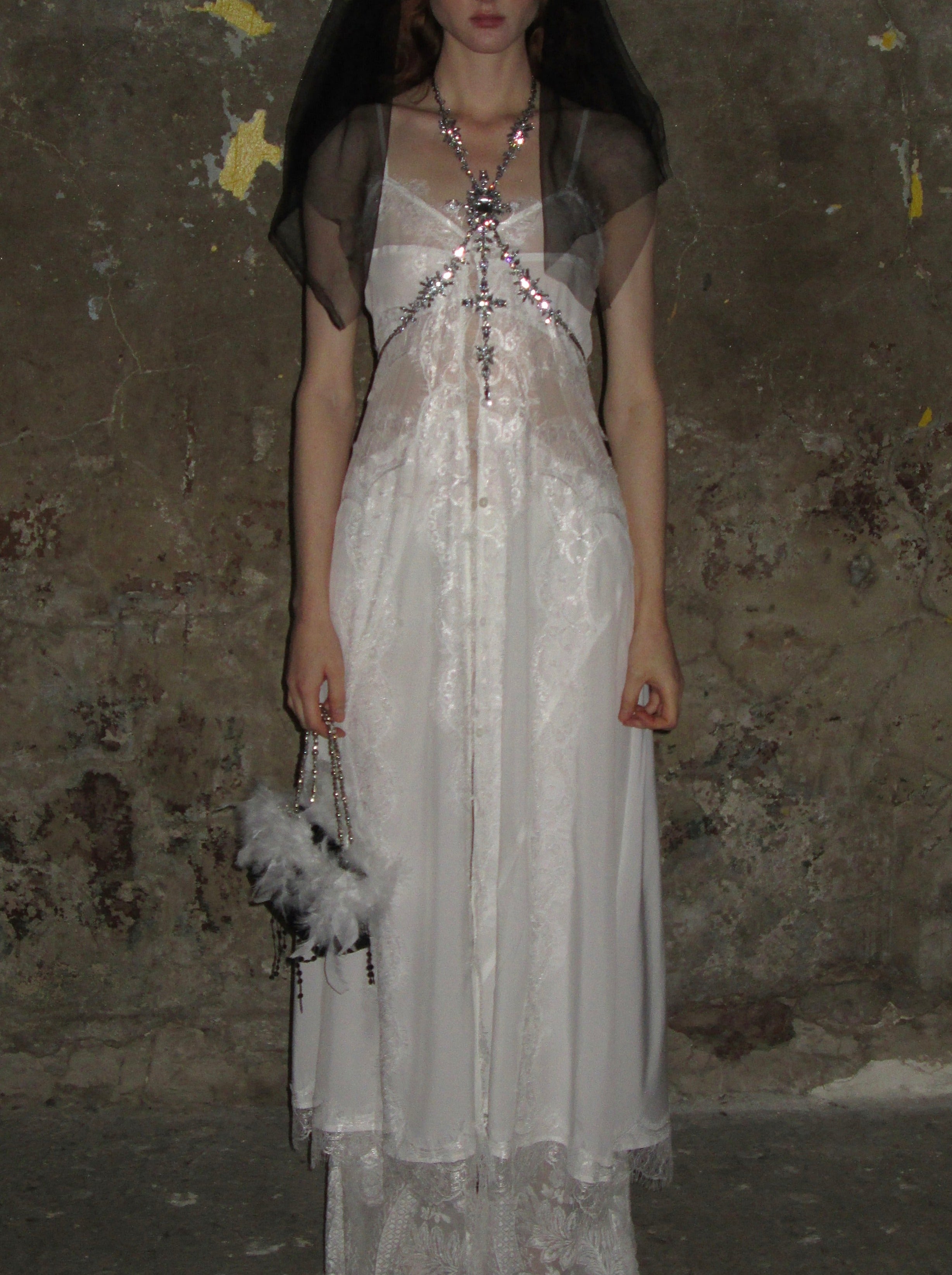 avantlook lace camisole dress Avantlook Lace Camisole Dress