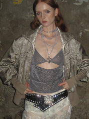 Lace Reversible Coat