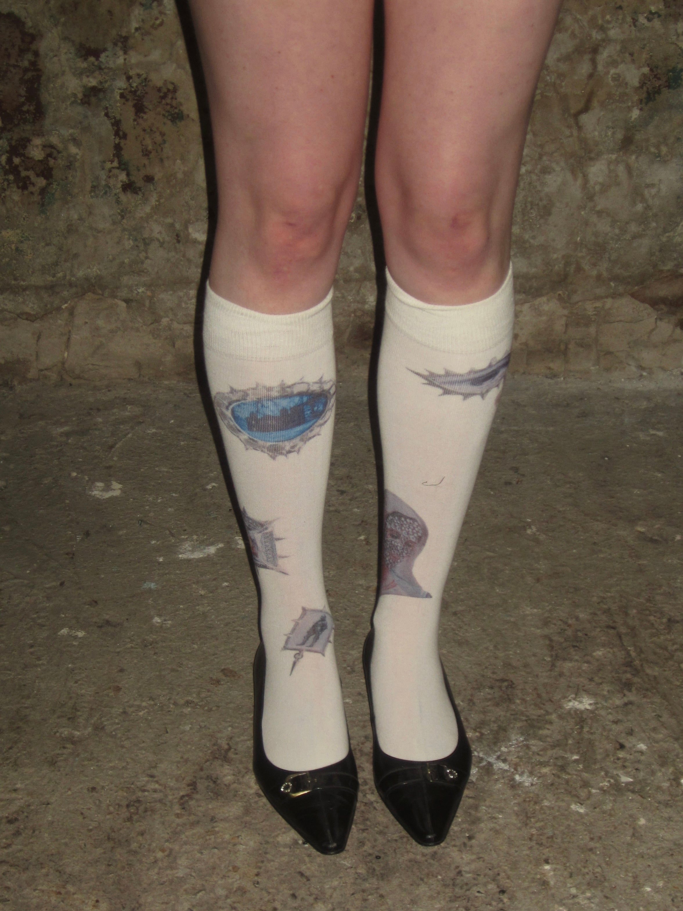 Printed Half-length Socks