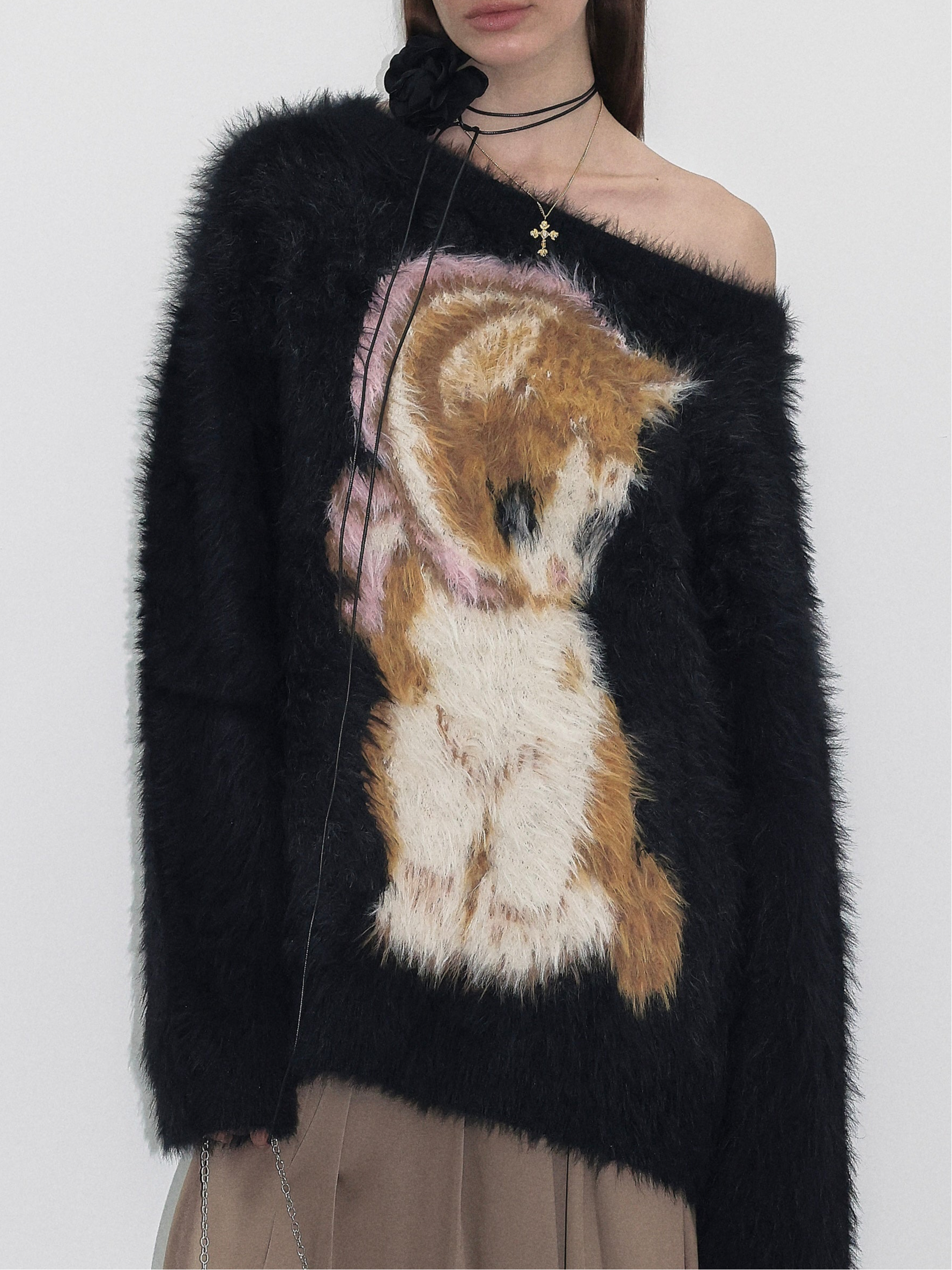 Kitty Fluffy Sweater