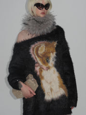 Kitty Fluffy Sweater