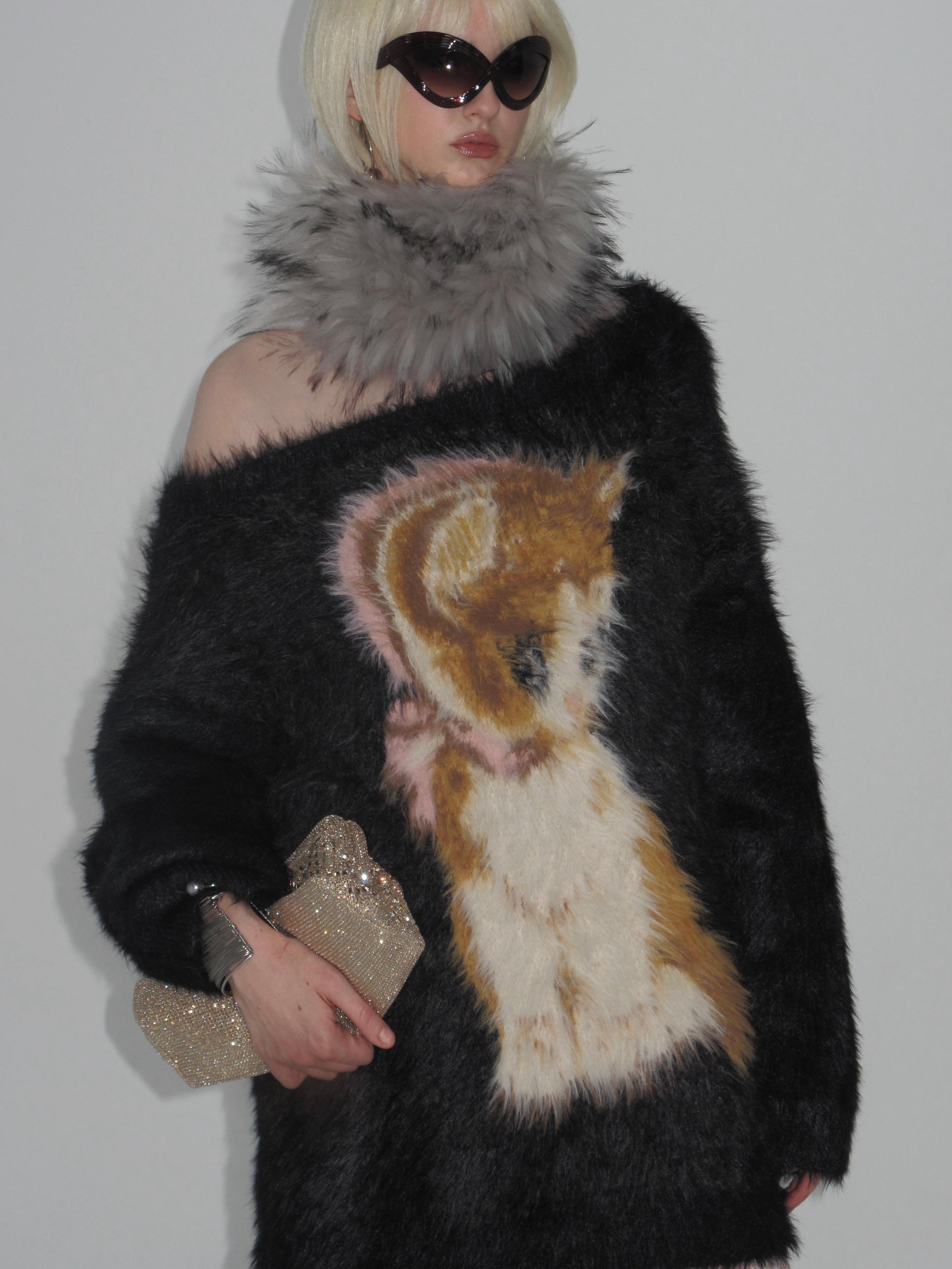 Kitty Fluffy Sweater