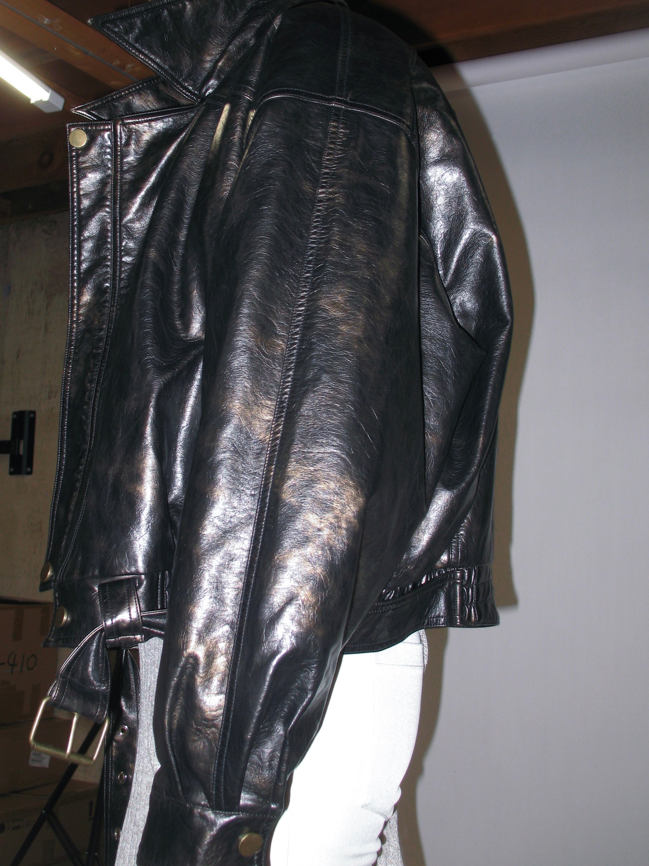 Metropolitan Faux Leather Quilted Coat