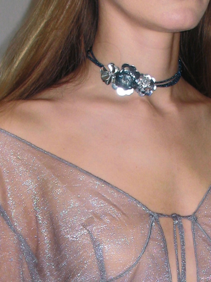 Floral Choker Necklace