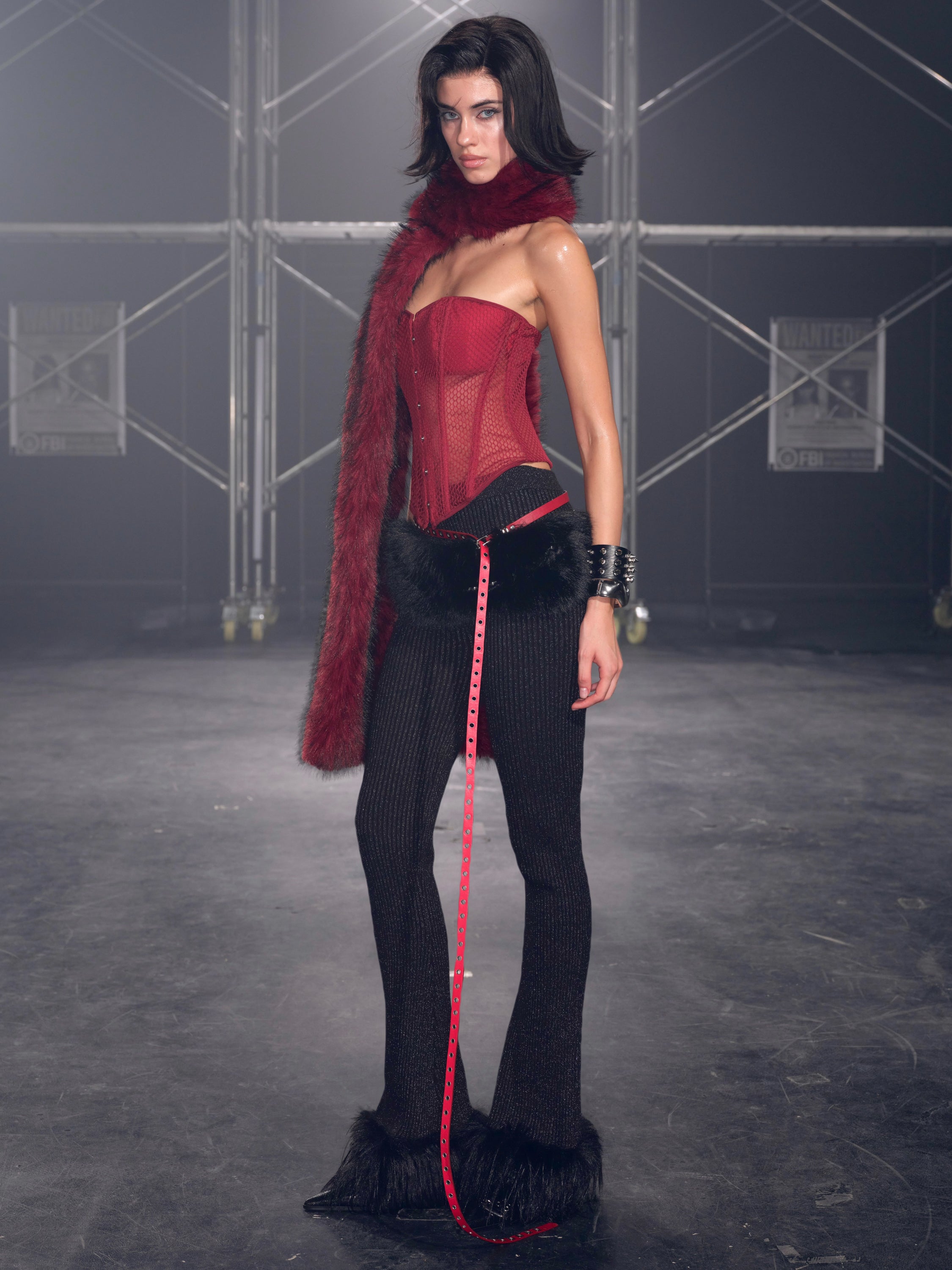 Mesh Boned Corset