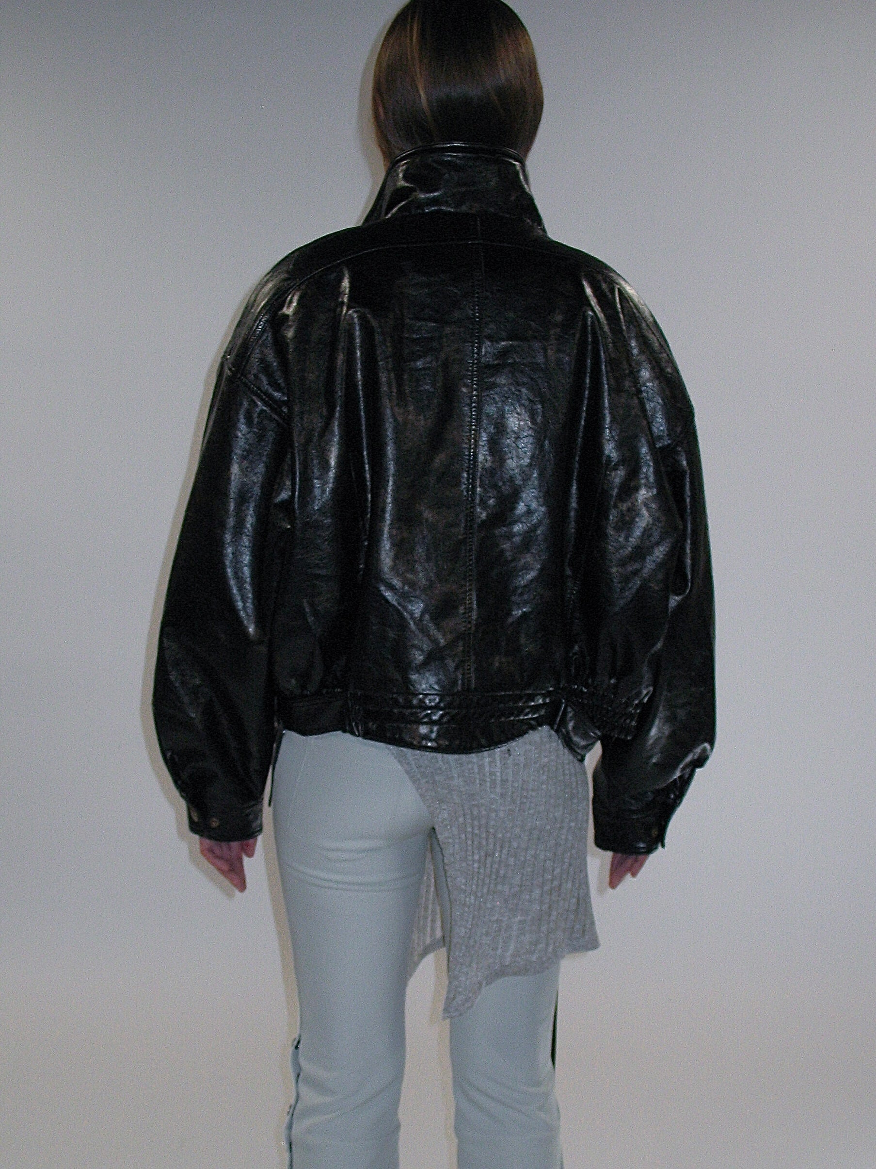 Metropolitan Faux Leather Quilted Coat