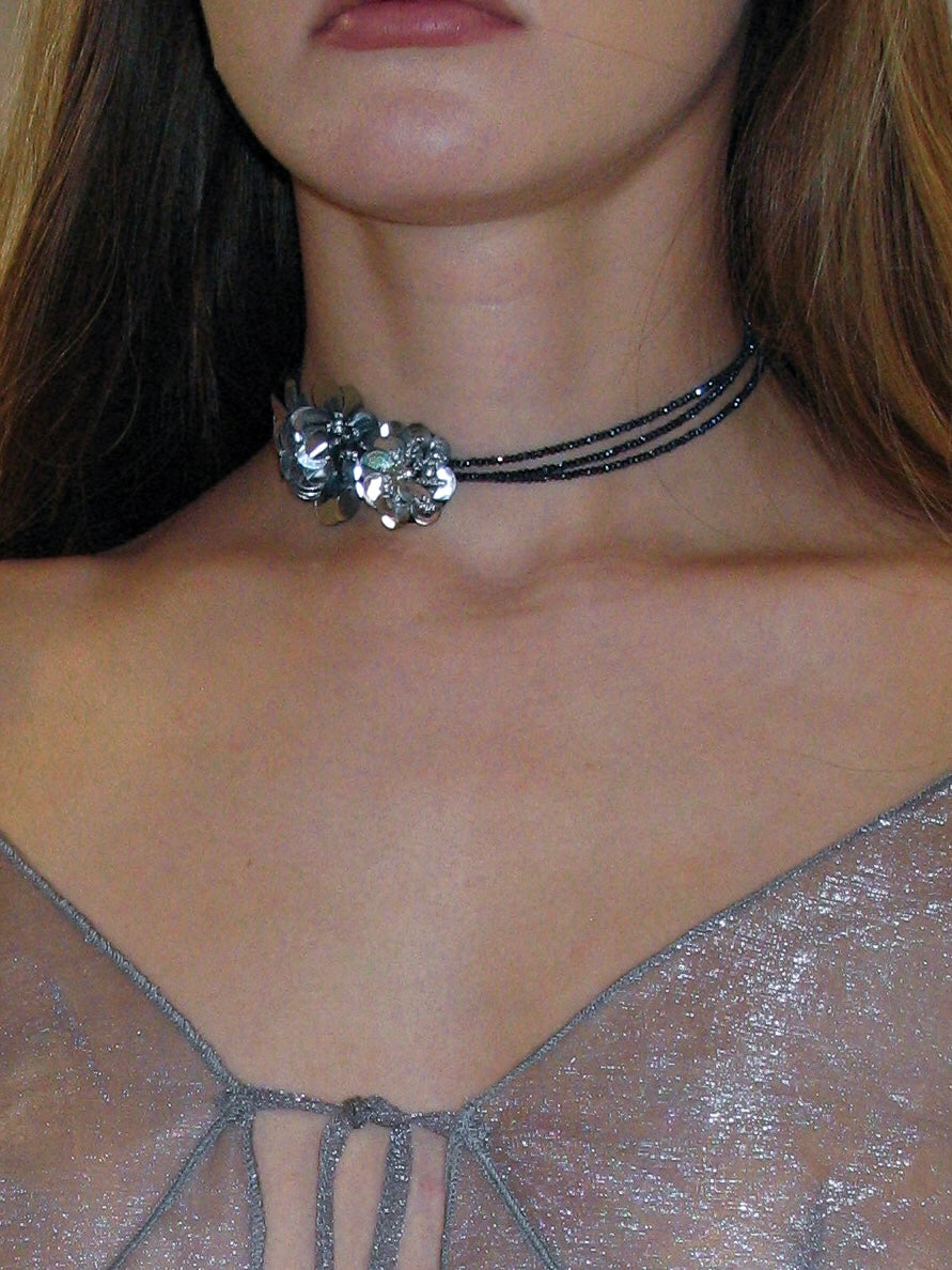 Floral Choker Necklace