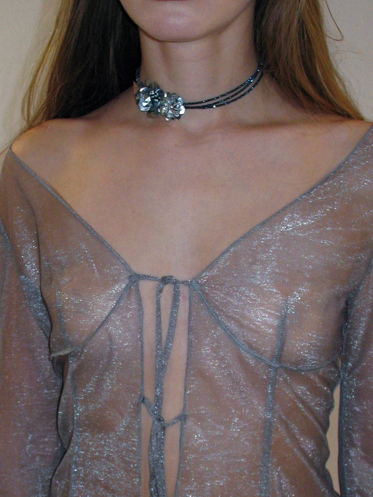 Ethereal Sheer Organza Top