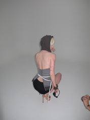 Sleeveless Slim Fit Hoodie Crop Top