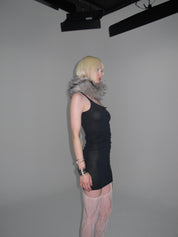 Button Knit Tank Dress