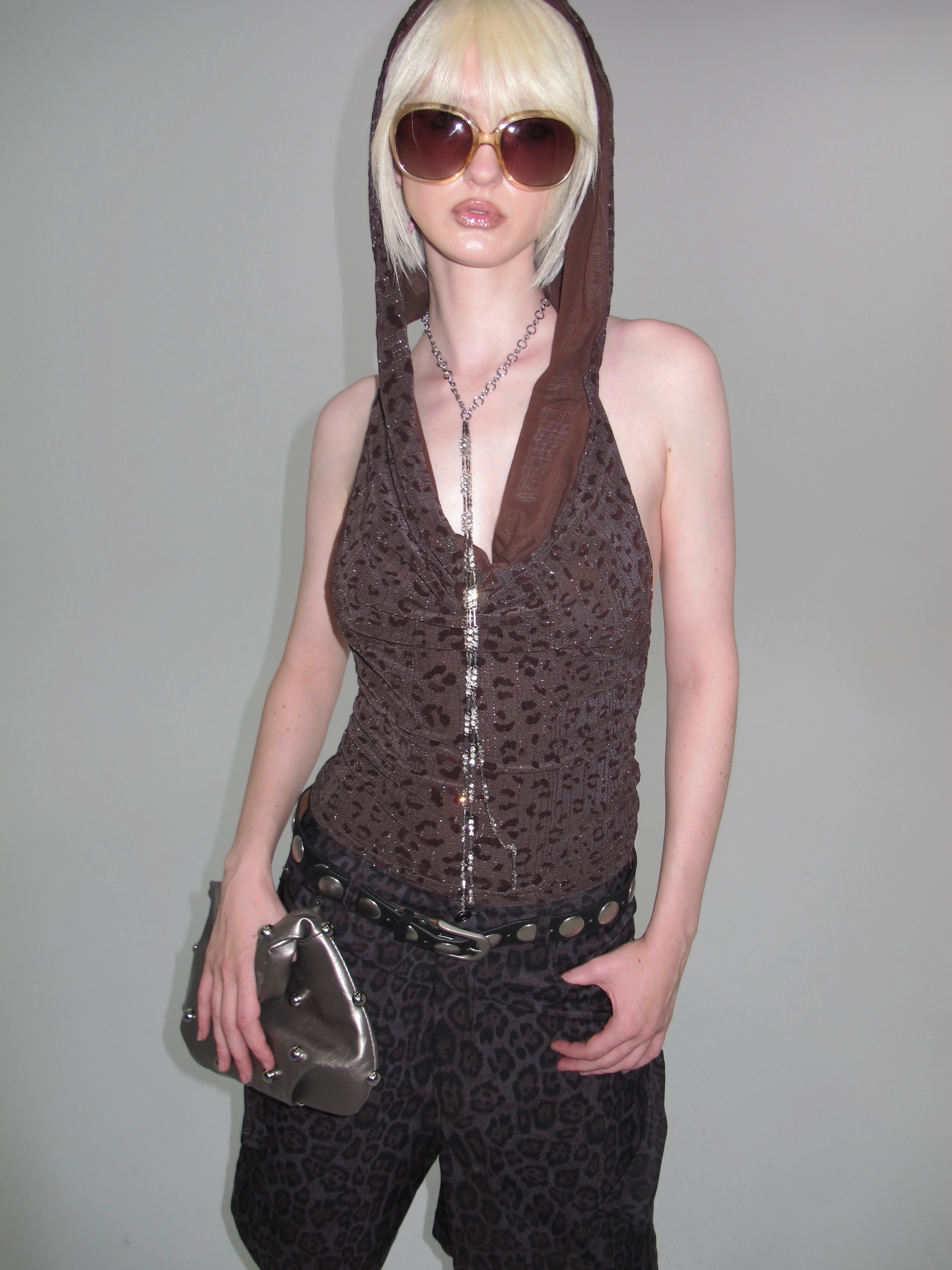 Seren Crystal-Effect Tassel Necklace