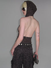 Leopard Print Hooded Tank