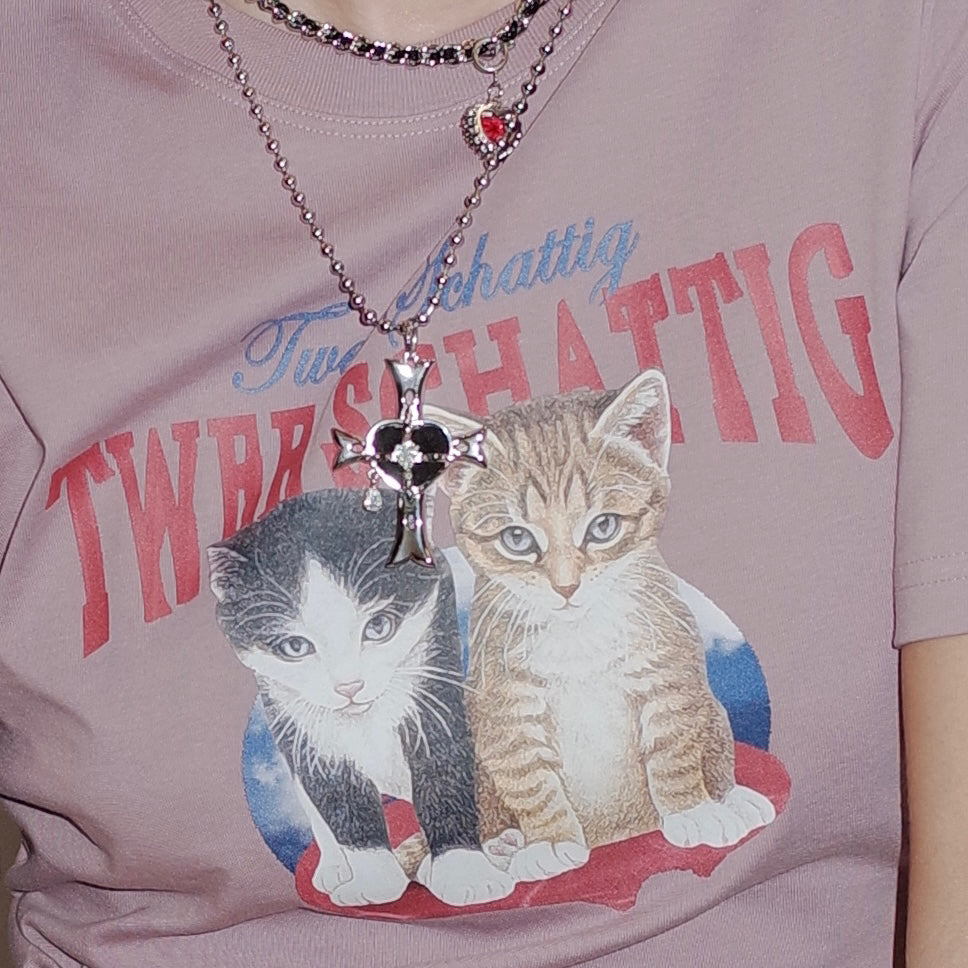 Twin Cats Classic T-shirt