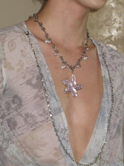 Liora Floral Pendant Necklace
