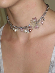 Liora Pearl Charm Choker