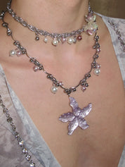 Liora Floral Layered Necklace Set