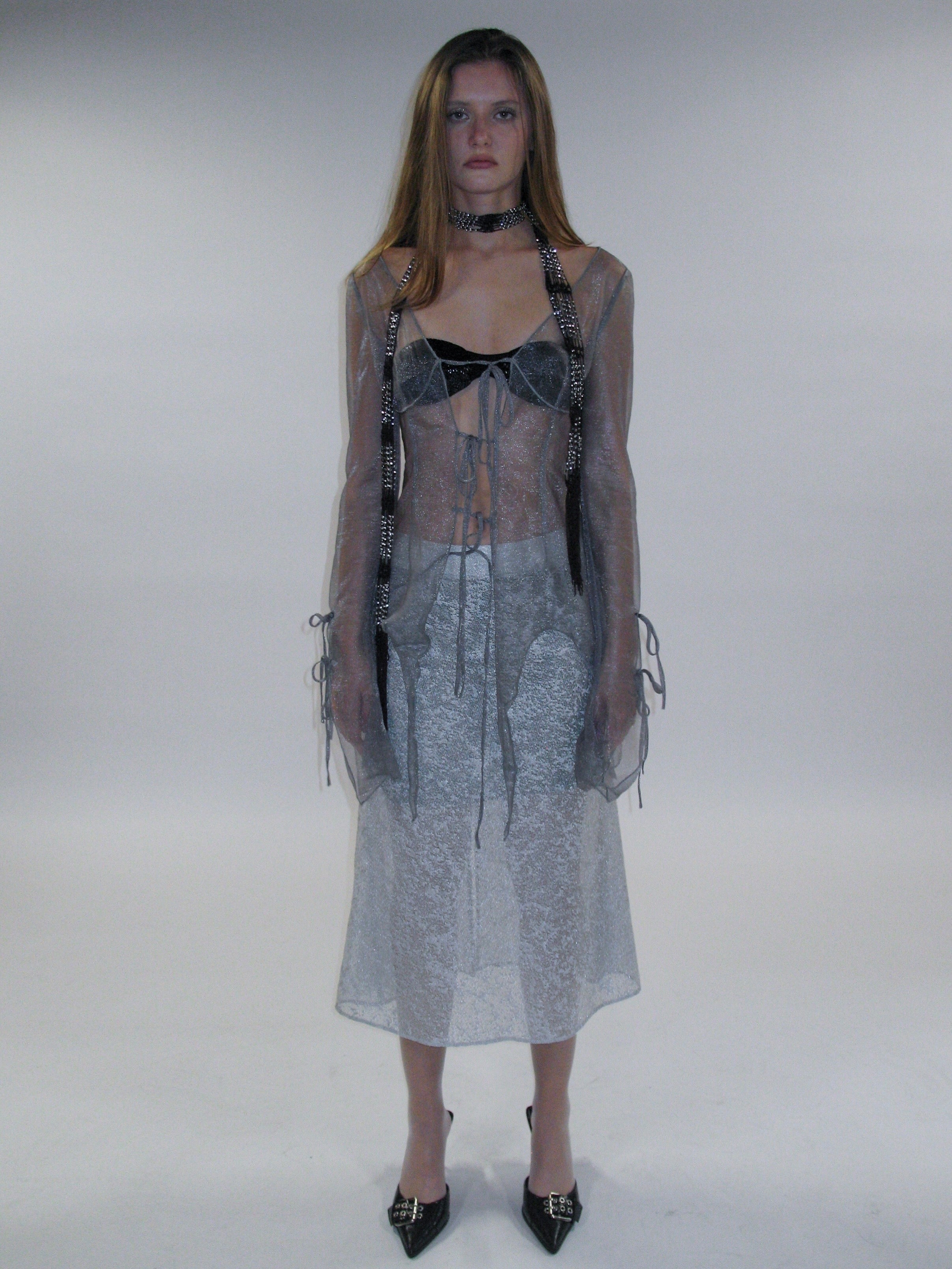 Ethereal Sheer Organza Top