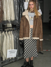 PROD  2023 winter 2 Aviator Brown Sherpa Jacket