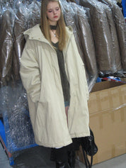 PROD  2023 winter 2 Hooded Long Lightweight Jacket