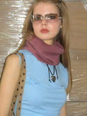 PROD  2023 winter 2 One Size / mauve / In-stock Neck Warmer Scarf