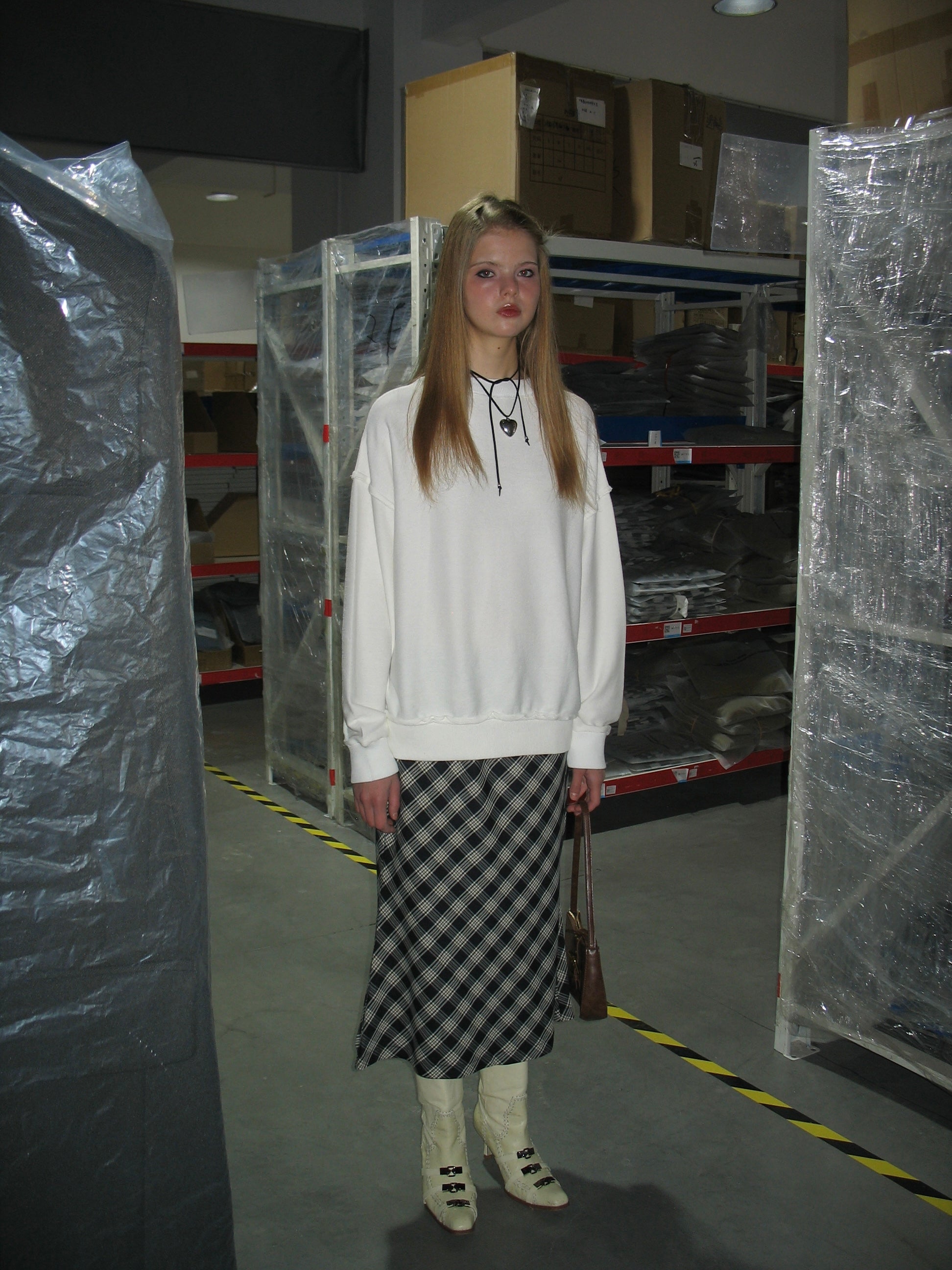 PROD  2023 winter 2 White Sweatshirt