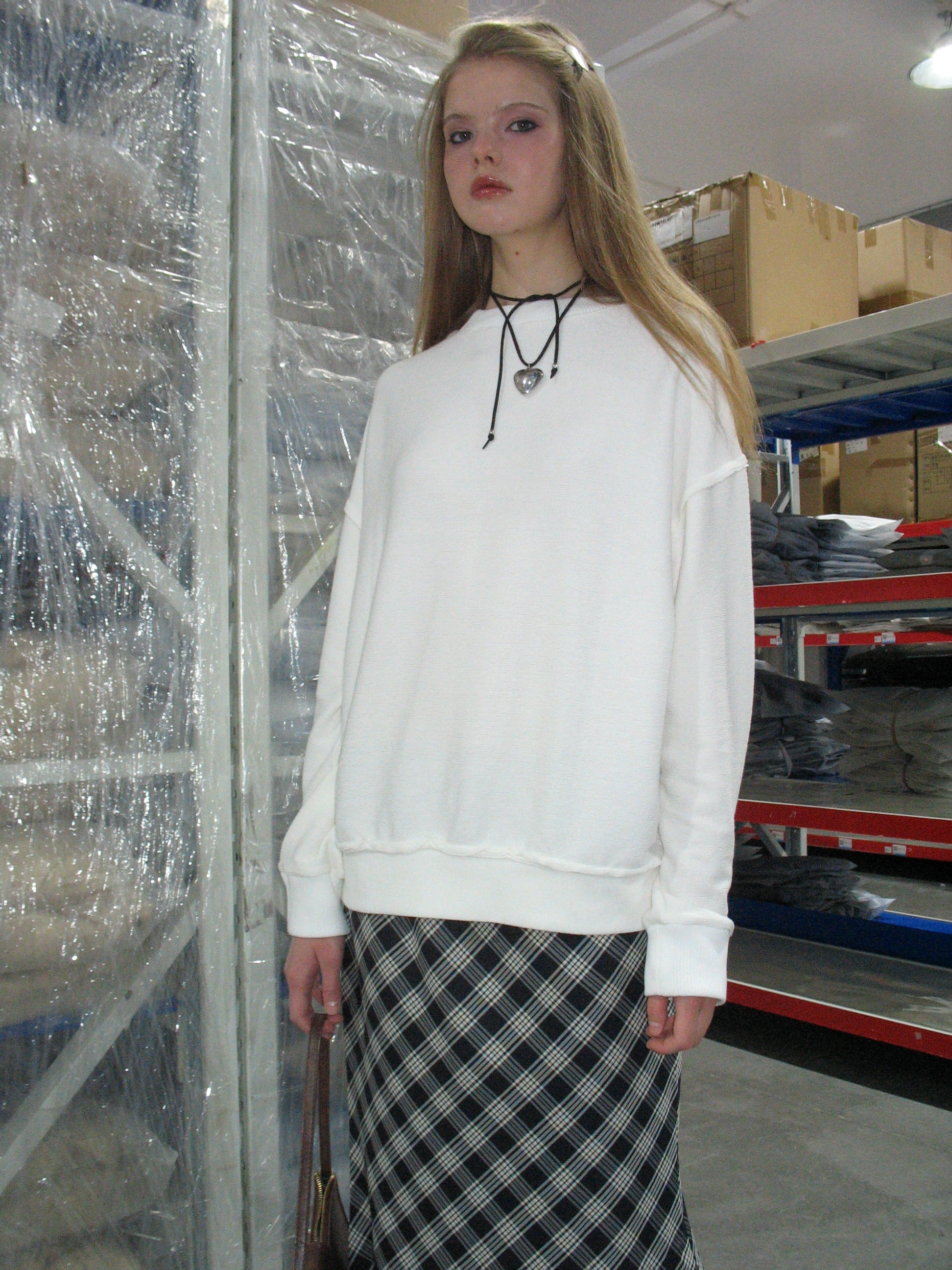 PROD  2023 winter 2 White Sweatshirt
