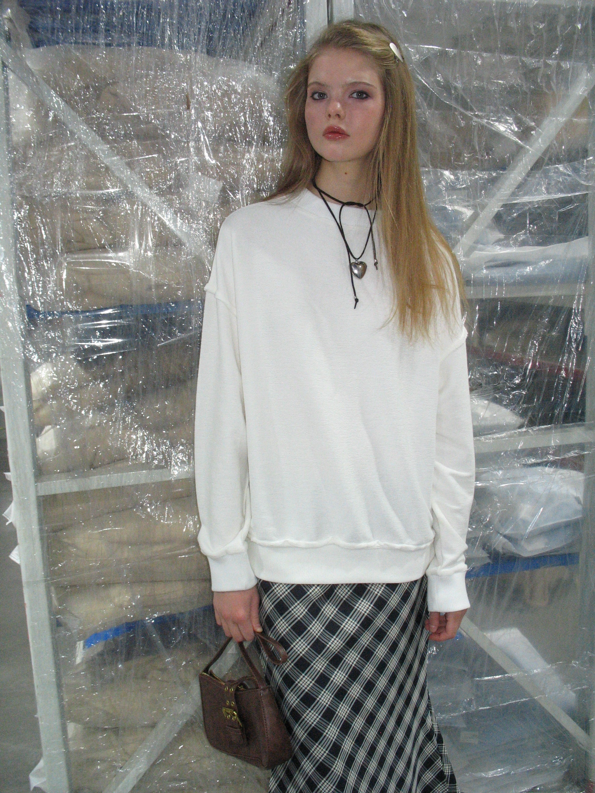 PROD  2023 winter 2 White Sweatshirt