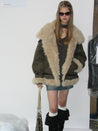 PROD  2023 WINTER Faux Fur Leather Coat
