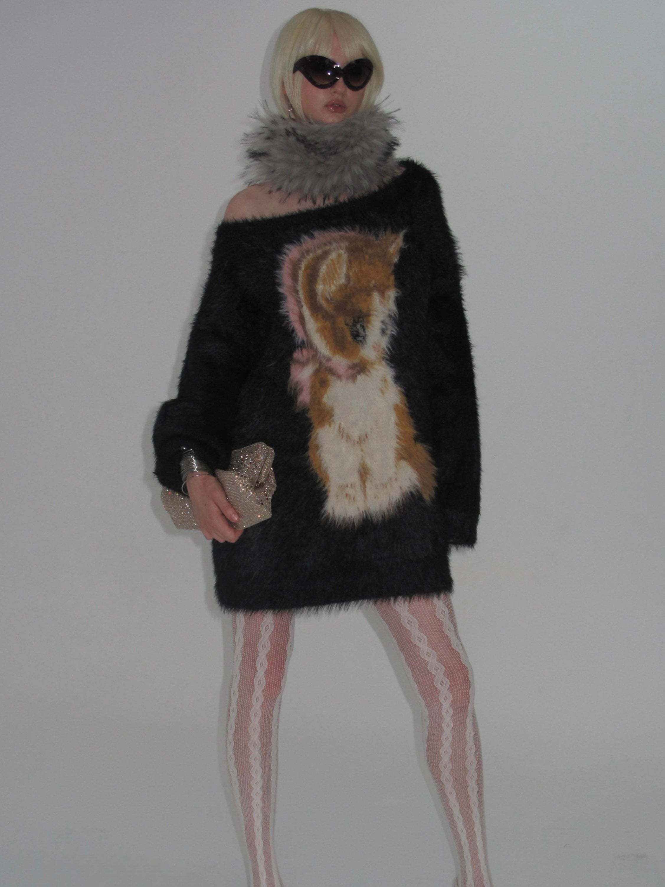 PROD 2023 WINTER Kitty Fluffy Sweater