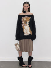 PROD  2023 WINTER Kitty Fluffy Sweater