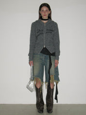 PROD  2023 WINTER Ripped Short Jeans