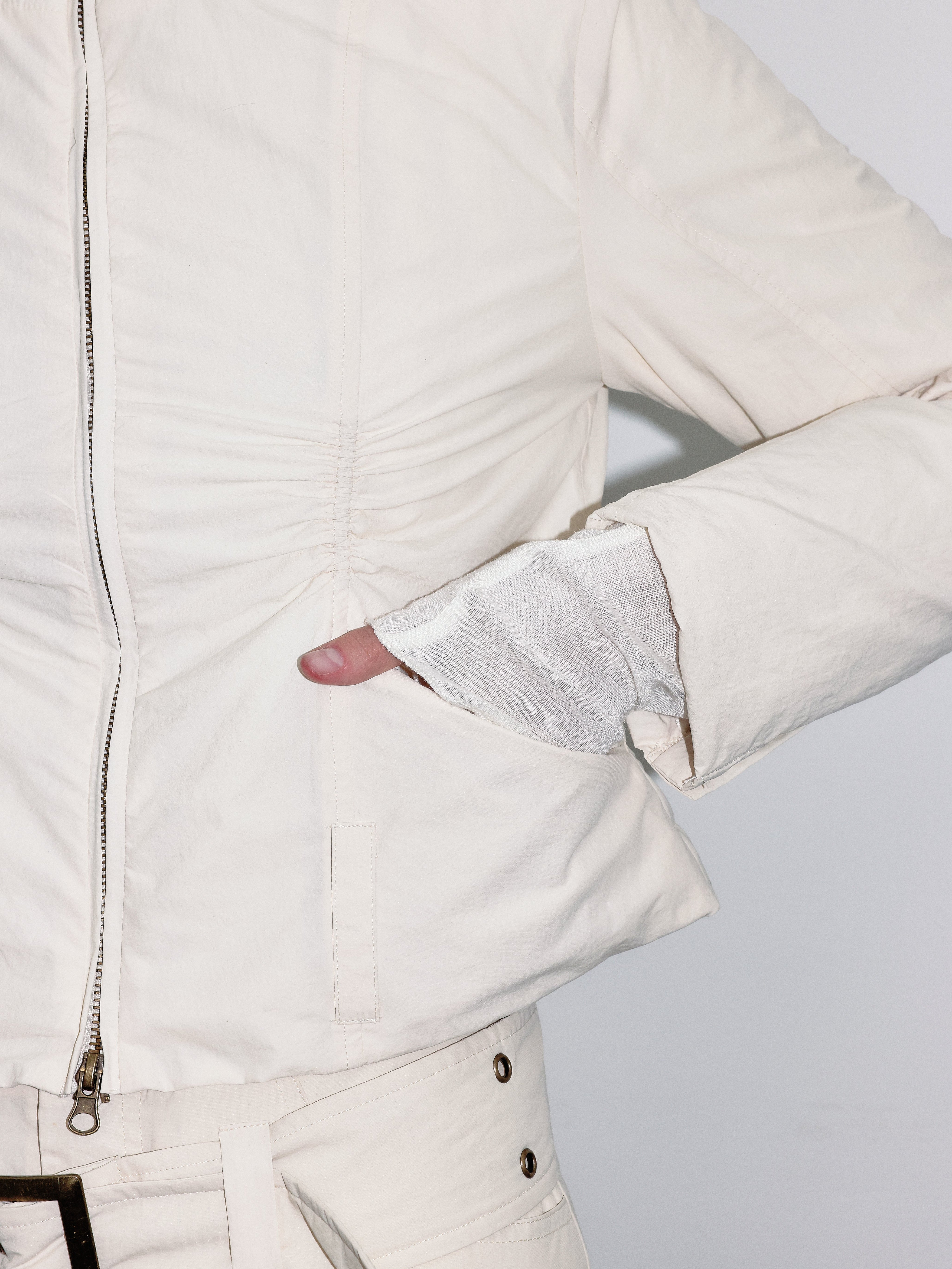 PROD  2023 WINTER White Lightweight Down Jacket