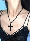 PROD 2024-2 Black necklace / One size / In-stock Accessories 04