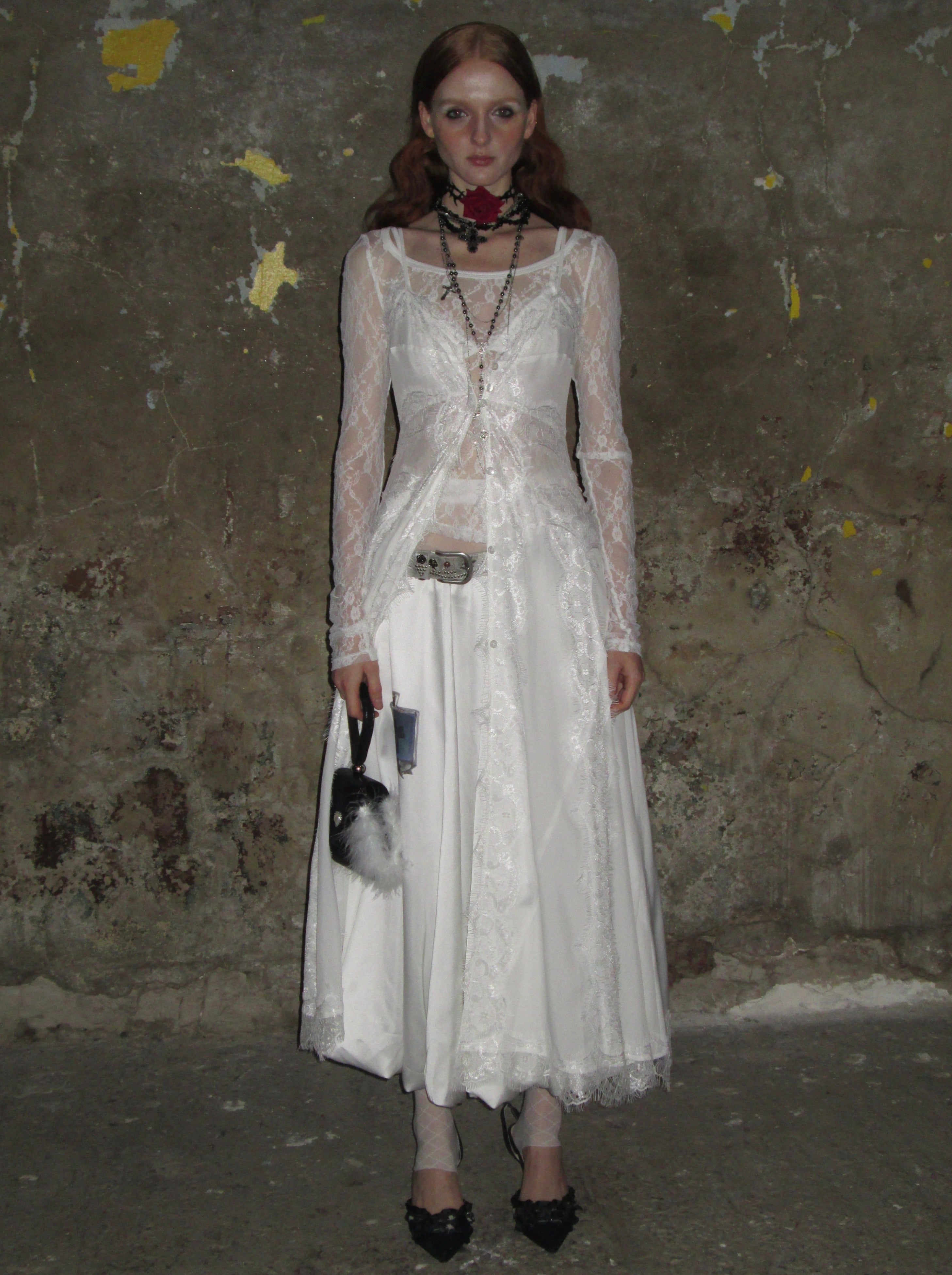 lace camisole dress avantlook Avantlook Lace Camisole Dress