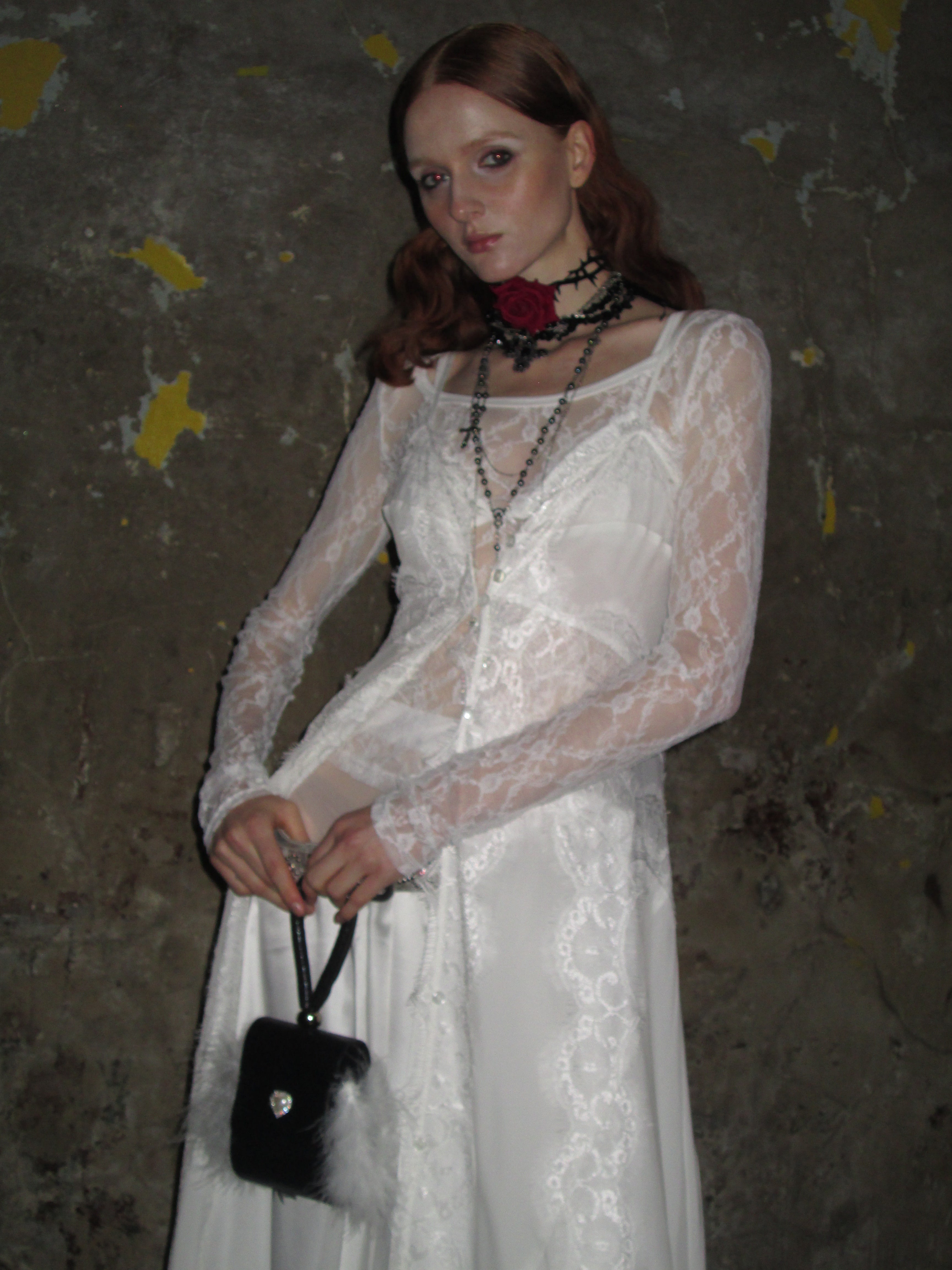 lace camisole dress avantlook Avantlook Lace Camisole Dress