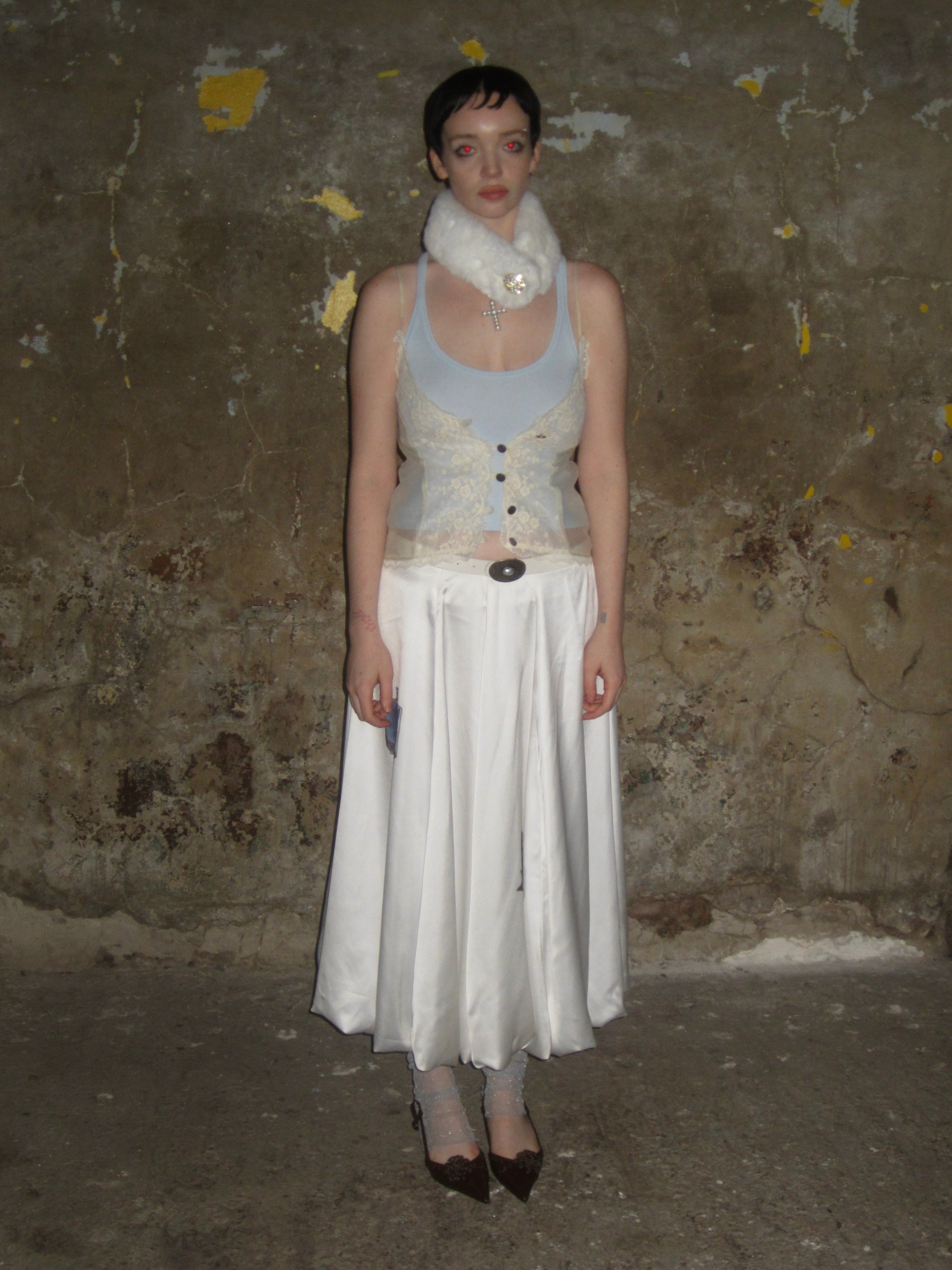 meltthelady gather knot camisole 白 MELT THE LADY gather knot camisole - メルカリ