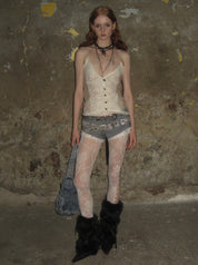 PROD 2024-2 Lace-trimmed Tailored Shorts