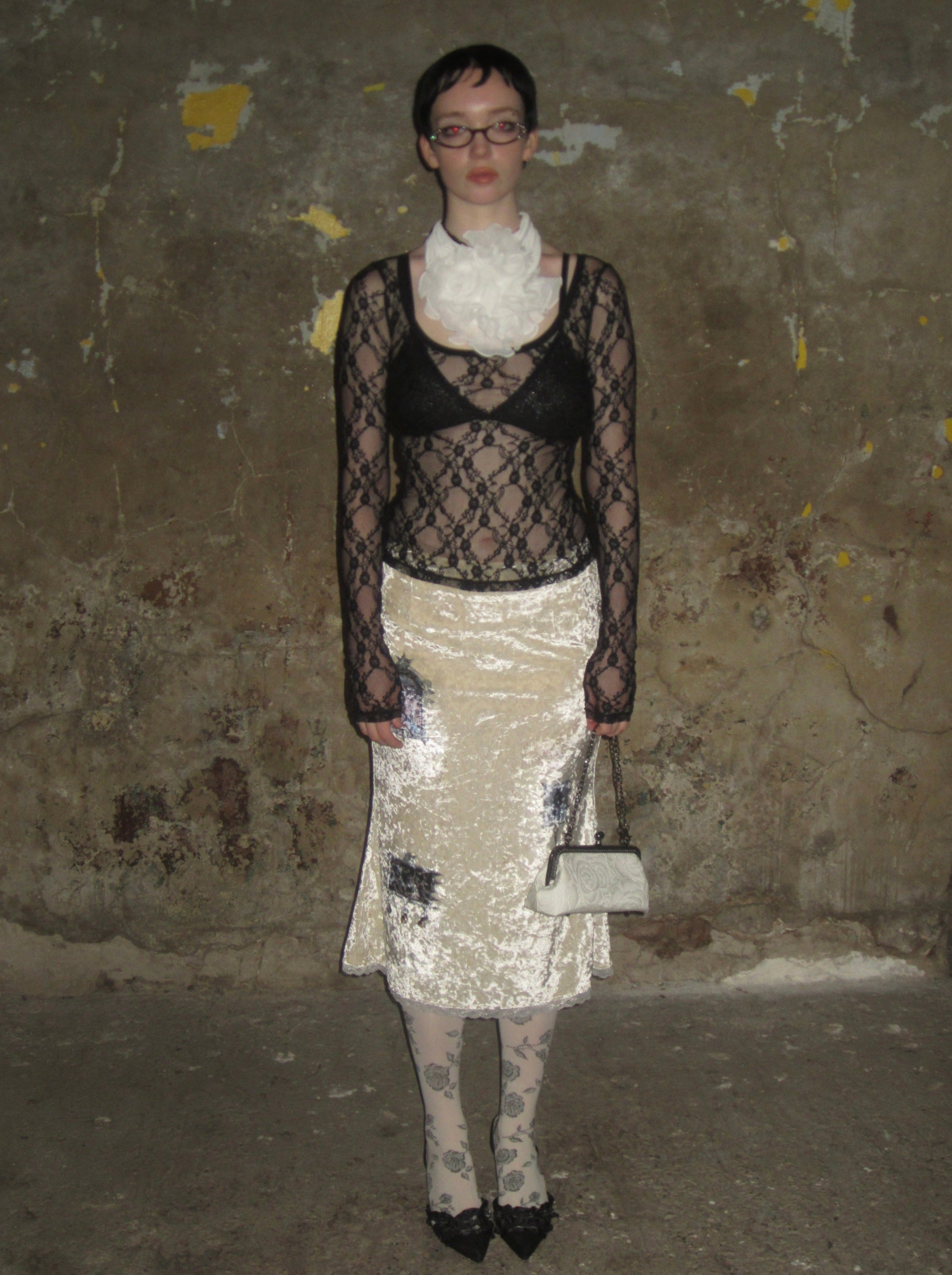Sheer Lace Long Sleeve /Black – PROD Sheer Lace Long Sleeve /Black – PROD