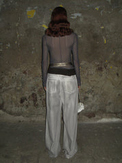 PROD 2024-2 Washed Distressed Gray-white Jeans