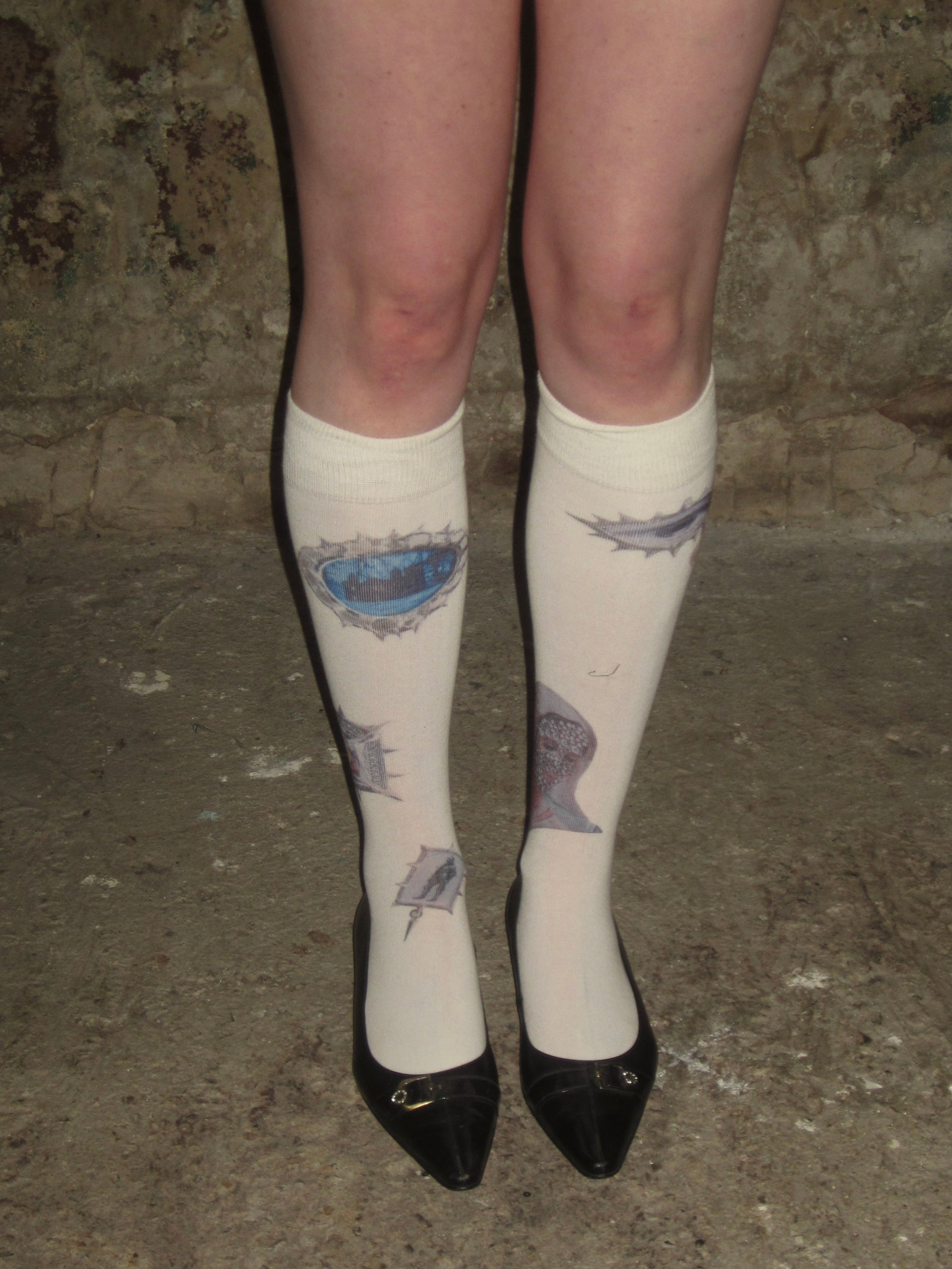  In-stock Printed Half-length Socks