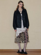 PROD 2024 Pre-spring Black Classic Faux Leather Jacket