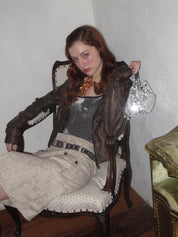 PROD 2024 Pre-spring Buckle Faux Leather Jacket