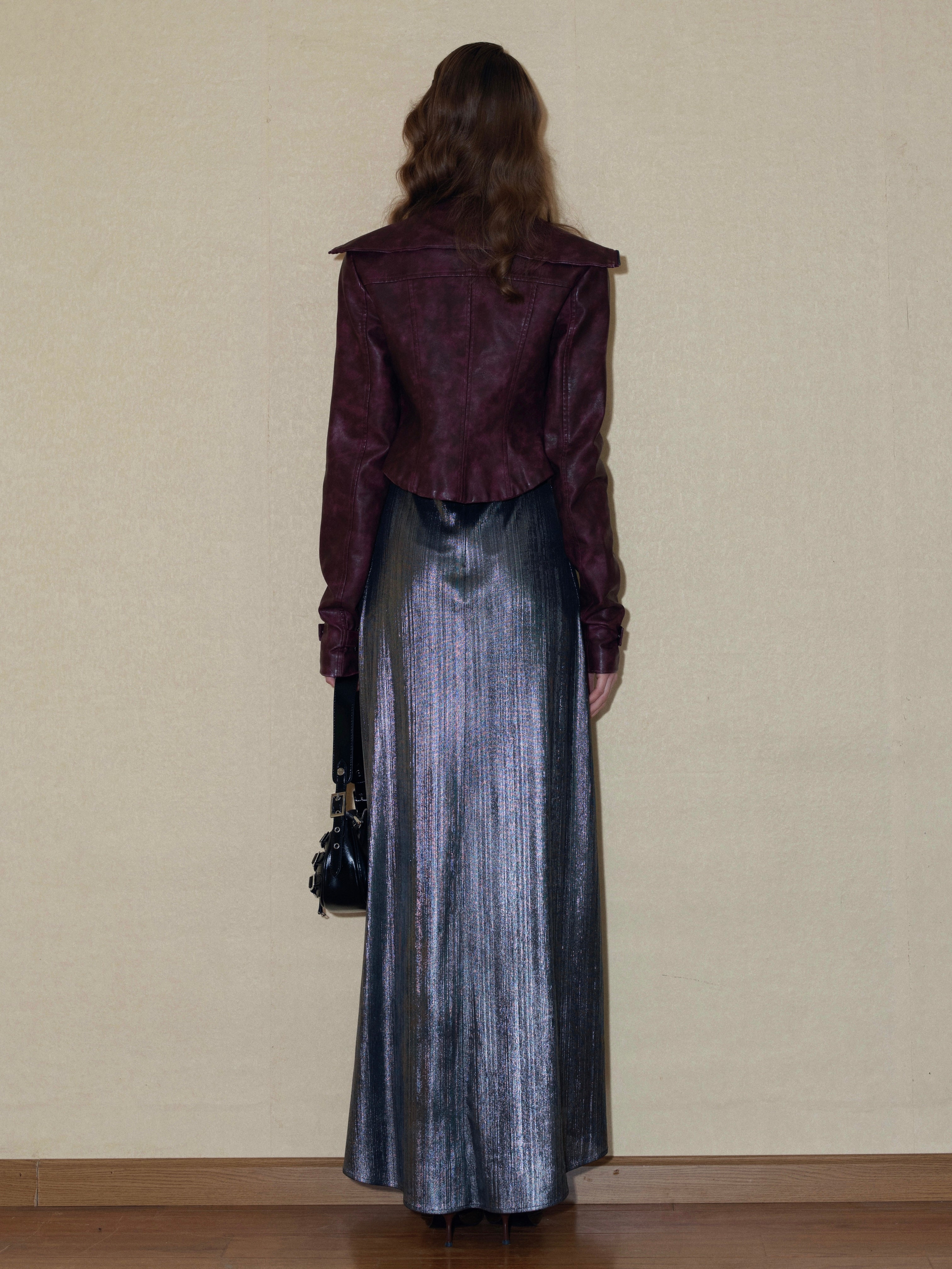 PROD 2024 Pre-spring Buckle Faux Leather Jacket