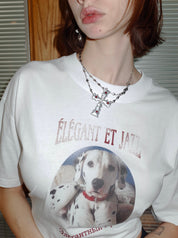 PROD 2024 Pre-spring Double chains / Black / In-stock Silver Cross Punk Necklace