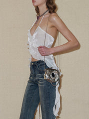 PROD 2024 Pre-spring Irregular Streamer Cami Top