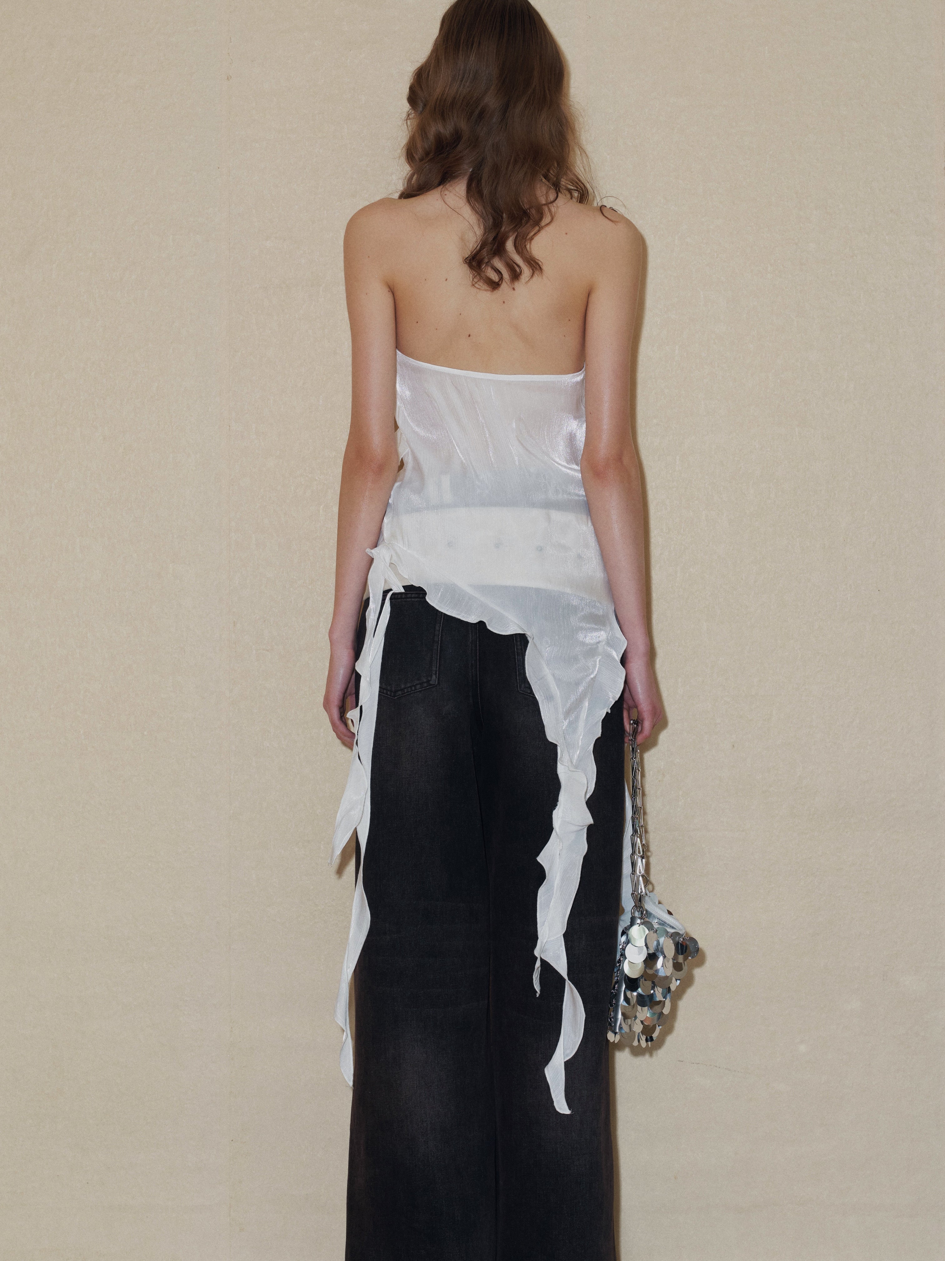 PROD 2024 Pre-spring Irregular Streamer Cami Top